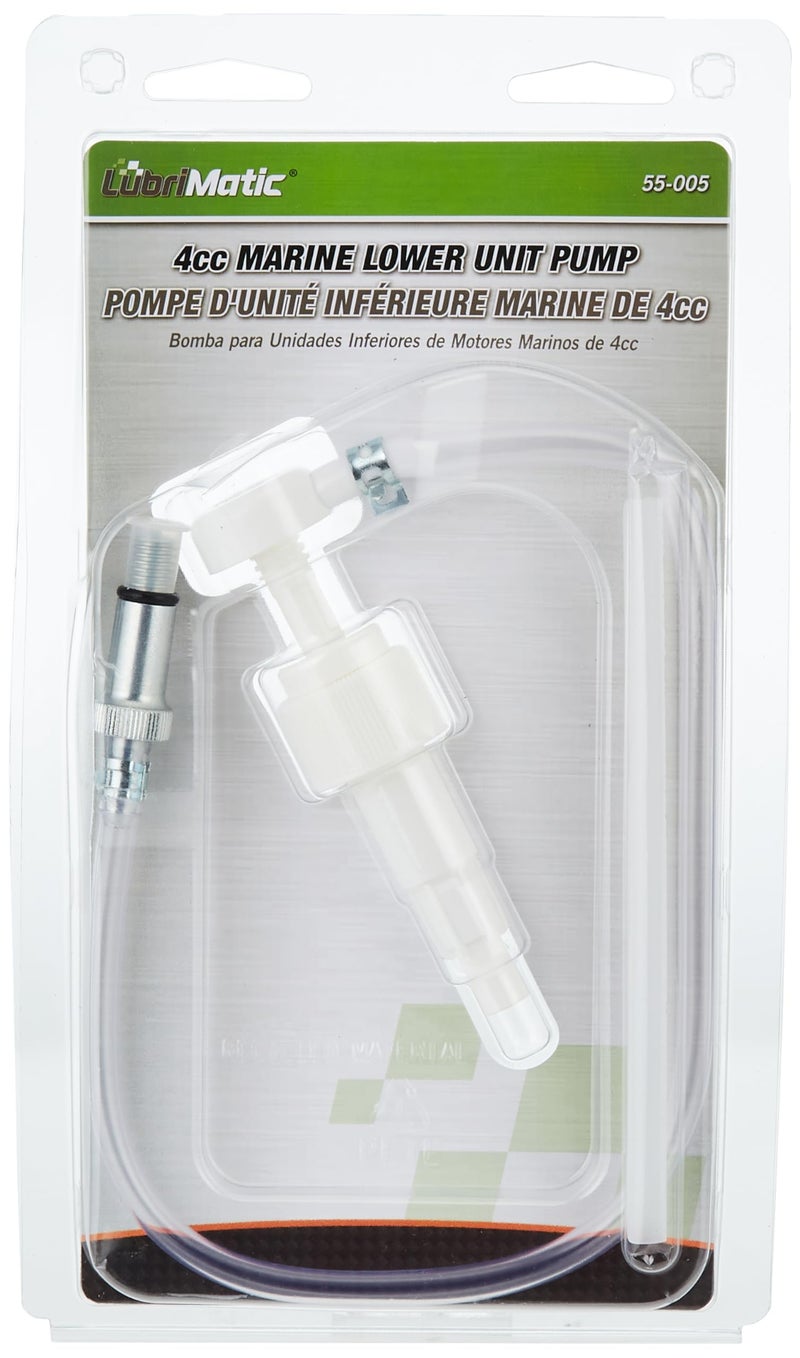 LubriMatic 55-005 4CC Fluid Pump for Quart Size Bottles w/ Metal Marine Fitting - Image 1